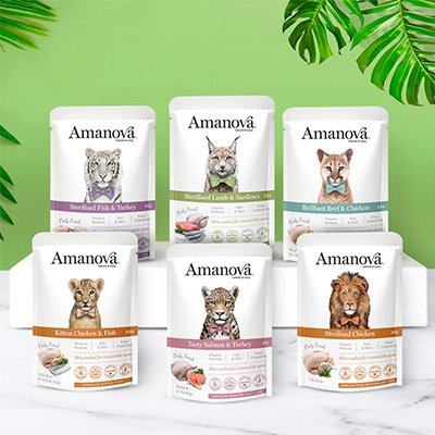 Amanova pouch gato 85Gr