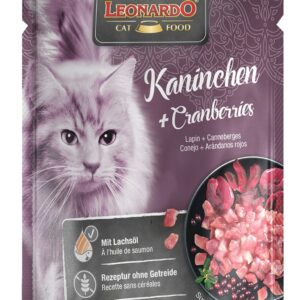 LEONARDO - POUCH Conejo y Arándanos rojos